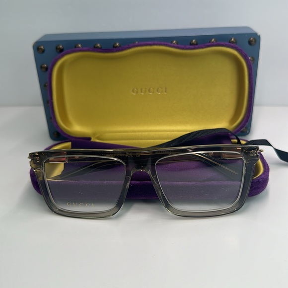 New Gucci GG1504O 008 56 eyeglasses in Brown. The 008 - Picture 9 of 14